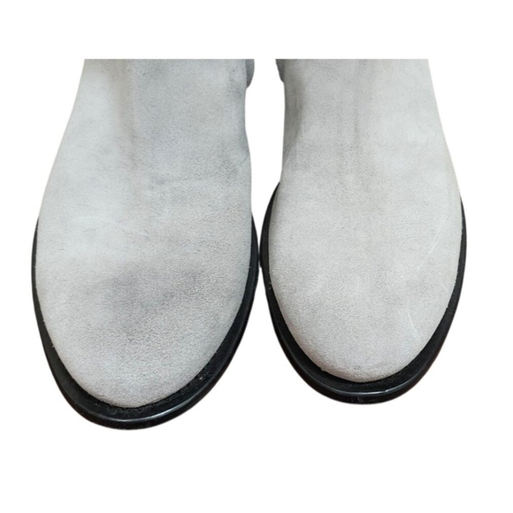 Dior Homme Suede Ankle Men's Gray Suede Mid-Calf Boots Size US 12 / EU 46 - Picture 6 of 14